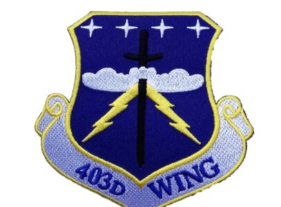 403rd Wing Patch – Plastic Backing