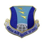 4 inch 435th Air Base Wing Patch – Plastic Backing