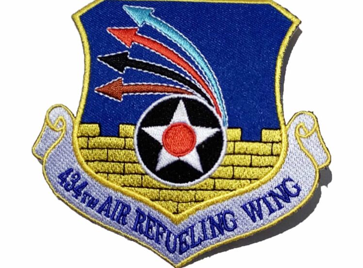 434th Air Refueling Wing Patch – Plastic Backing