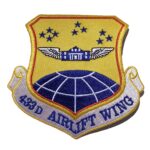 433rd Airlift Wing Patch – Plastic Backing