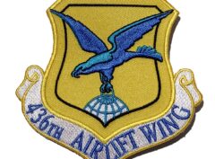 436th Airlift Wing Patch – Plastic Backing