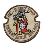 HC-2 Det Two Desert Duck Airlines Patch – Plastic Backing