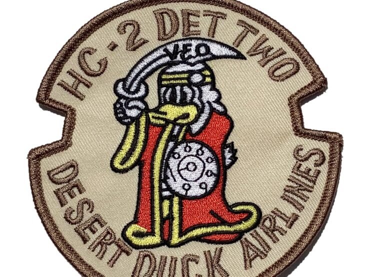 HC-2 Det Two Desert Duck Airlines Patch – Plastic Backing