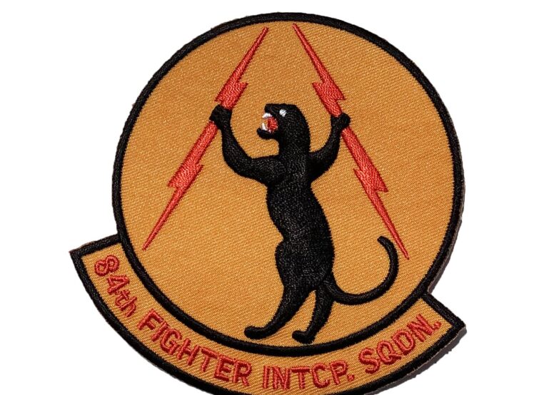 84th Fighter Interceptor Squadron Patch – Plastic Backing