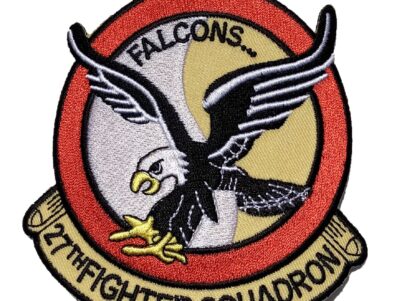 Falcon 27th Fighter Squadron Patch – Plastic Backing