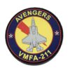 VMFA-211 Wake Island Avengers F-35 PVC Patch – Hook and Loop