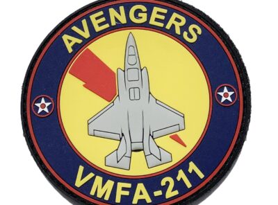 VMFA-211 Wake Island Avengers F-35 PVC Patch – Hook and Loop