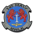 1st Marine Air Wing PVC Patch – Hook and Loop