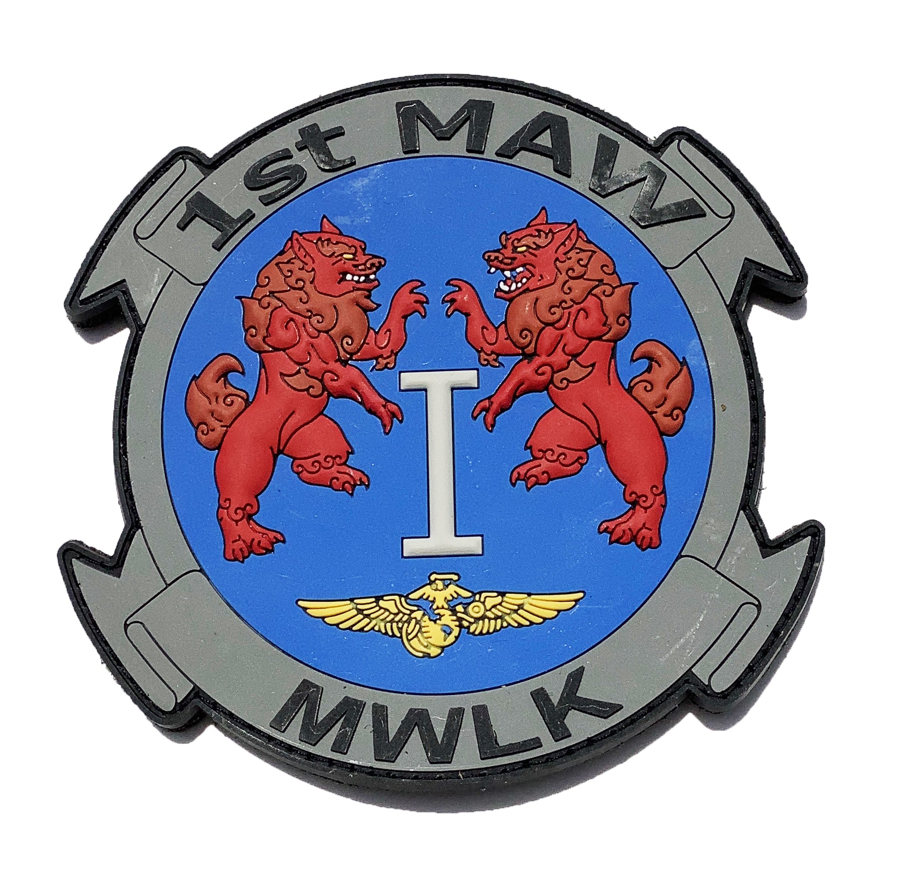 1st Marine Air Wing PVC Patch – Hook and Loop