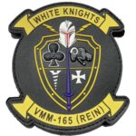 VMM-165 White Knights REIN PVC Patch – Hook and Loop