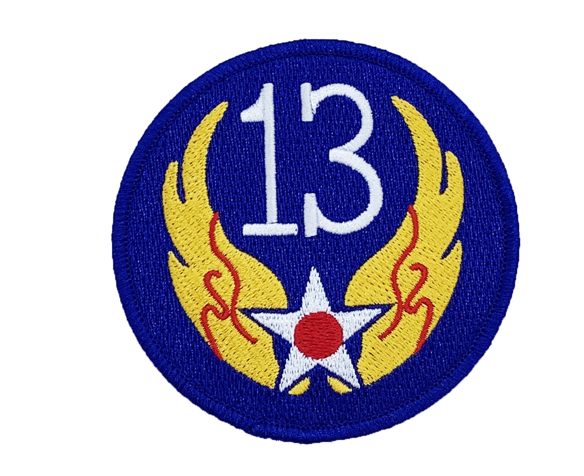 13th Air Force Patch – Hook and Loop