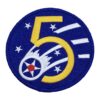 5th Air Force Patch – Hook and Loop