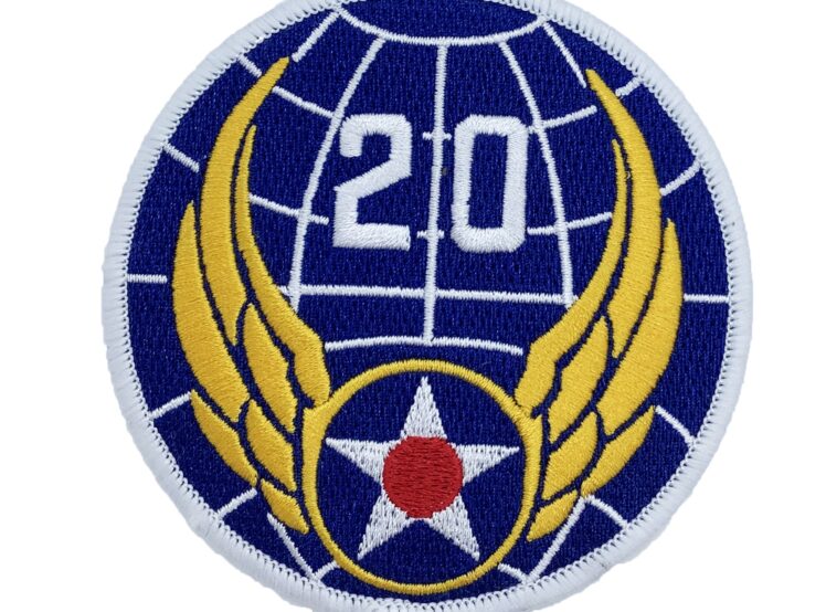 20th Air Force Patch – Hook and Loop
