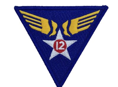 12th Air Force Patch – Hook and Loop