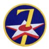 7th Air Force Patch – Hook and Loop