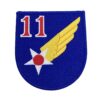 11th Air Force Patch – Hook and Loop