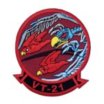 VT-21 Redhawks Bones Patch – Hook and Loop