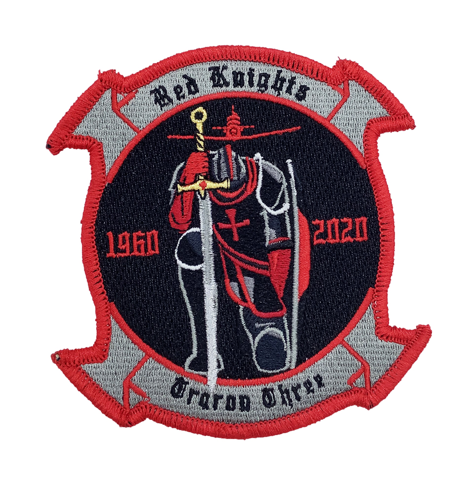 VT-3 Red Knights 60th Anniversary Patch – With Hook and Loop