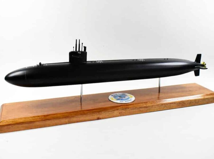 USS Houston (SSN-713) FLT I Black Hull Submarine Model
