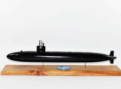 USS Buffalo (SSN-715) FLT I Black Hull Submarine Model