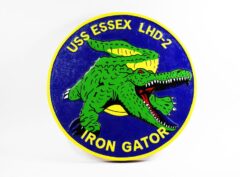 USS Essex Gator LHD-2 Plaque
