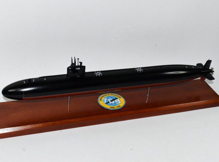 USS Hyman G. Rickover (SSN-709) FLT I Submarine Model