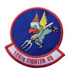 124TH FIGHTER SQ "Hawkeyes" Patch - Sew On