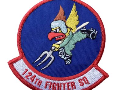 124TH FIGHTER SQ "Hawkeyes" Patch - Sew On