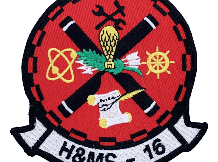 Marine Corps H&MS 16 Patch - No Hook and Loop
