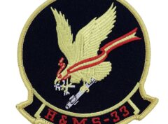 Marine Corps H&MS 33 Patch - No Hook and Loop