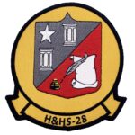 Marine Corps H&HS 28 Patch - No Hook and Loop
