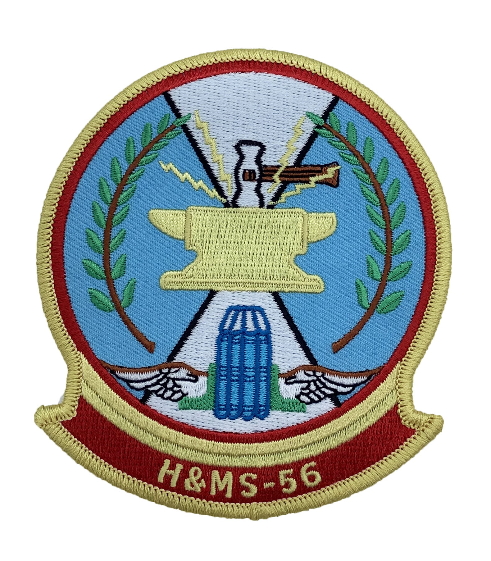 Marine Corps H&MS 56 Patch – No Hook and Loop