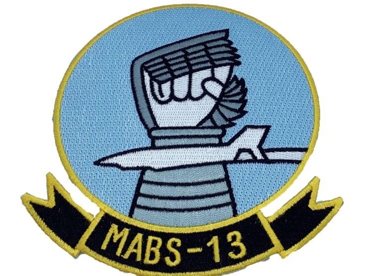 Marine Corps MABS-13 Patch - No Hook and Loop