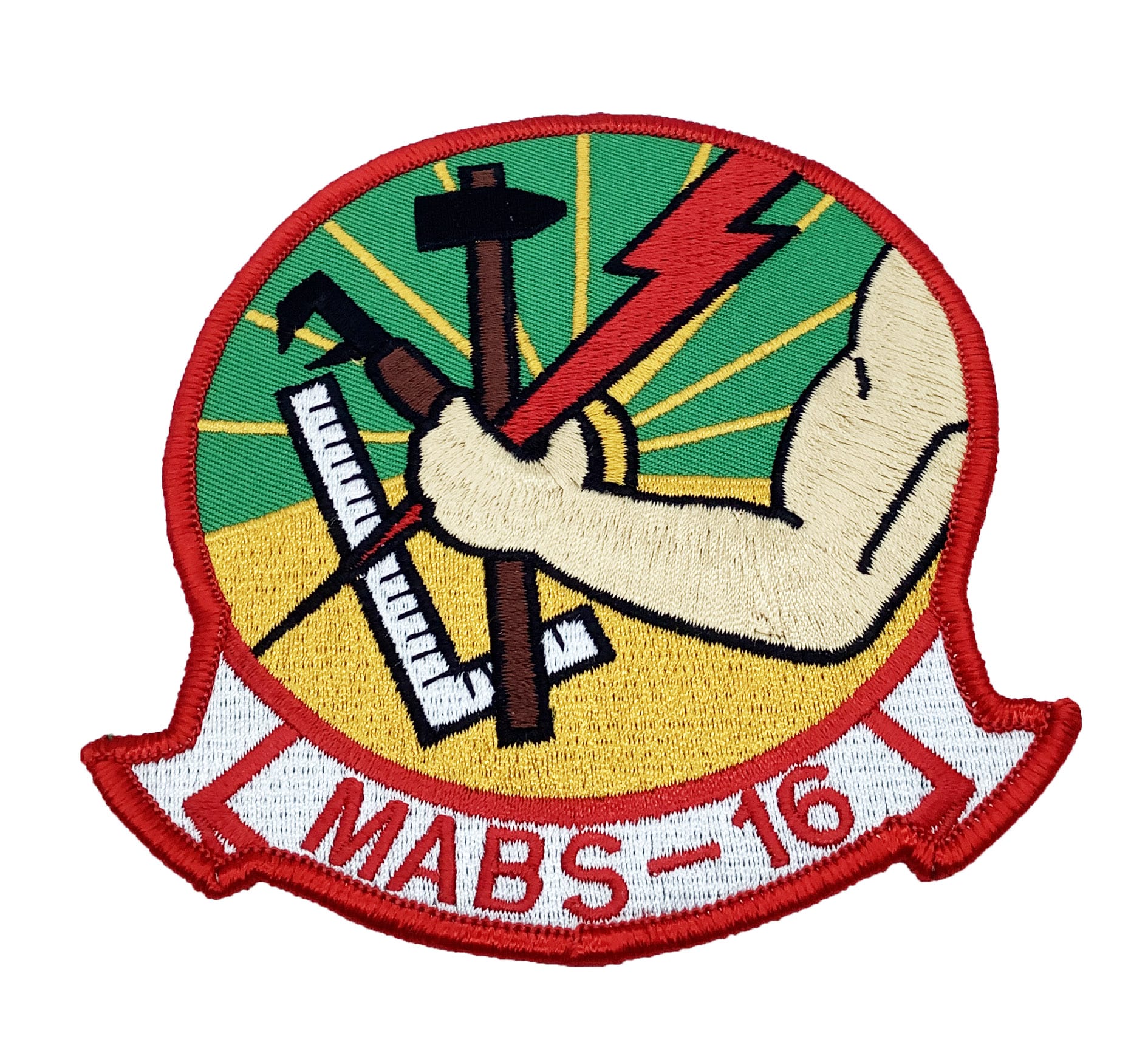 Marine Corps MABS-16 Patch - No Hook and Loop