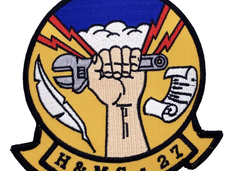 Marine Corps H&MS 27 Patch - No Hook and Loop
