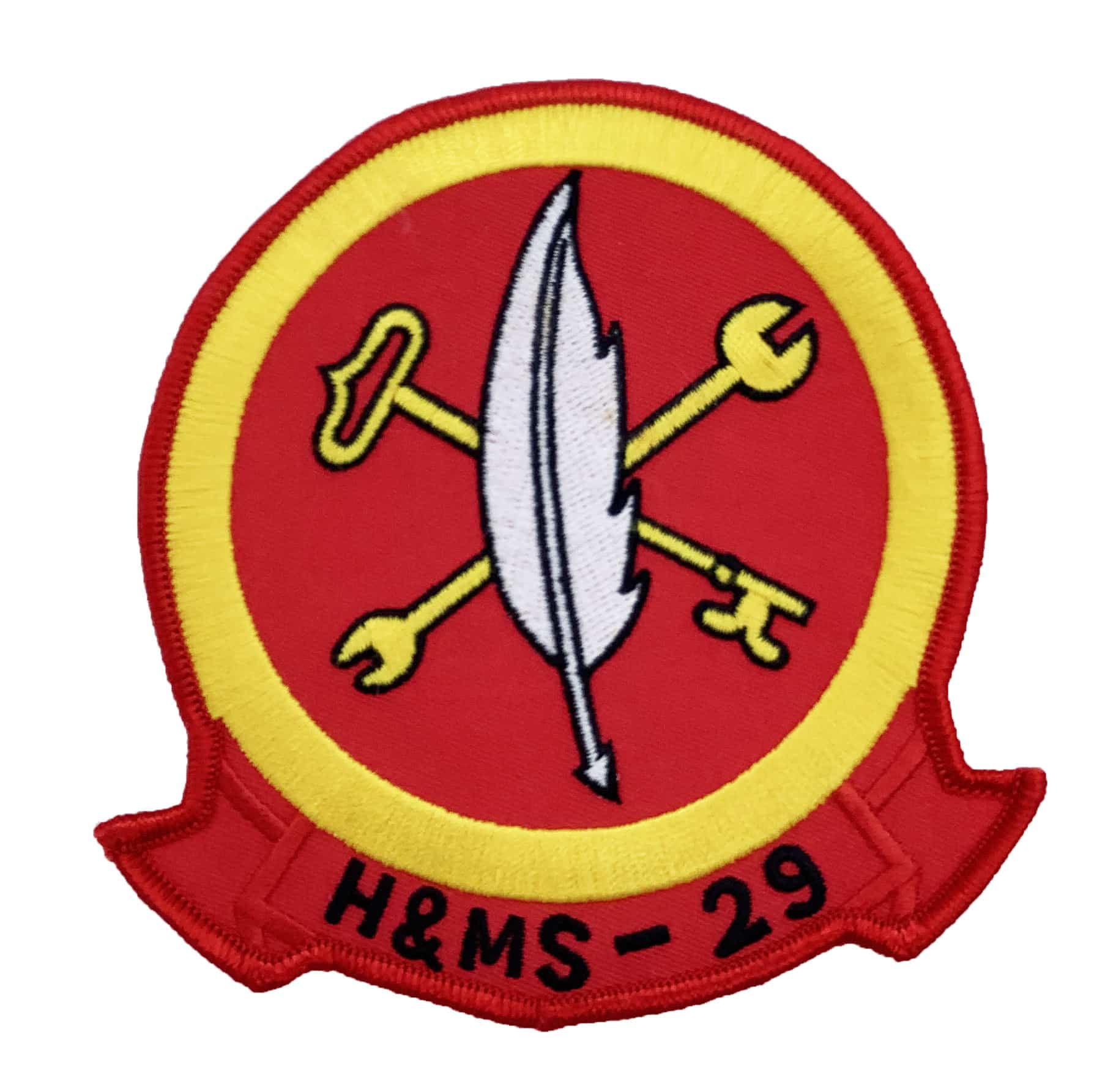 Marine Corps H&MS 29 Patch - No Hook and Loop