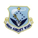 446th Airlift Wing Squadron Patch – Plastic Backing