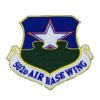 502d Air Base Wing Patch – Plastic Backing