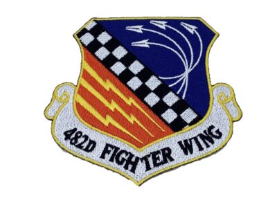482d Fighter Wing Patch – Plastic Backing