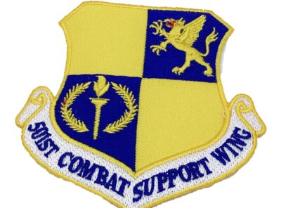 501st Combat Support Wing Patch – Plastic Backing