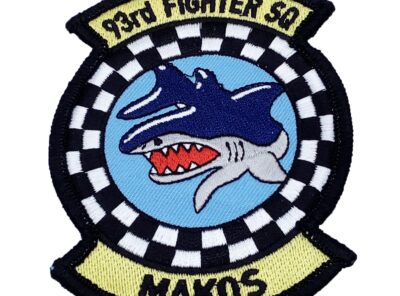 93rd Fighter Squadron Patch – Plastic Backing