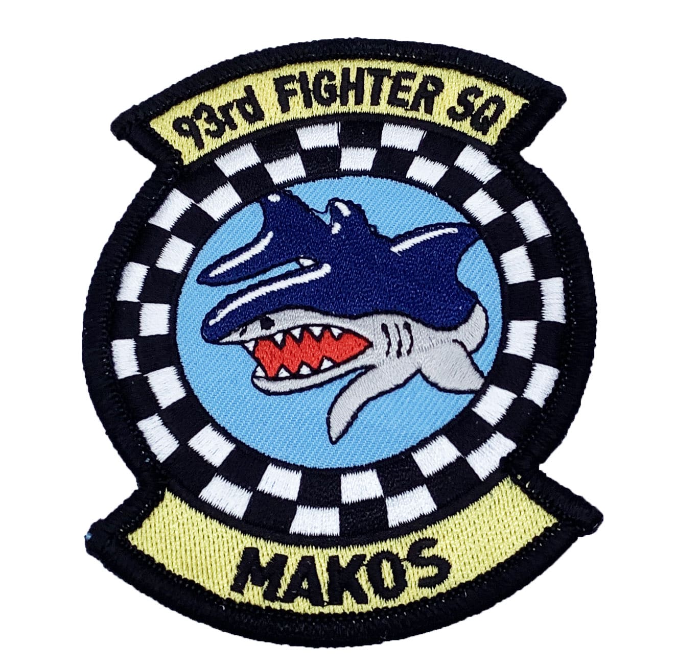 93rd Fighter Squadron Patch – Plastic Backing - Squadron Nostalgia LLC
