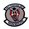 69th Fighter Squadron Patch – Plastic Backing
