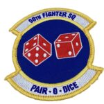 90th Fighter Squadron Patch – Plastic Backing
