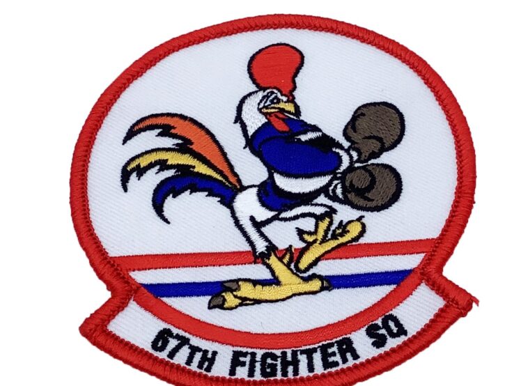 67th Fighter Squadron Patch – Plastic Backing