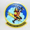 A hand crafted 14 inch plaque of the 14th Fighter Squadron Fightin Samurai.