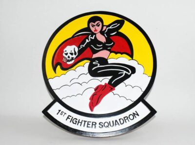 1st Fighter Squadron Fight' Furies Plaque