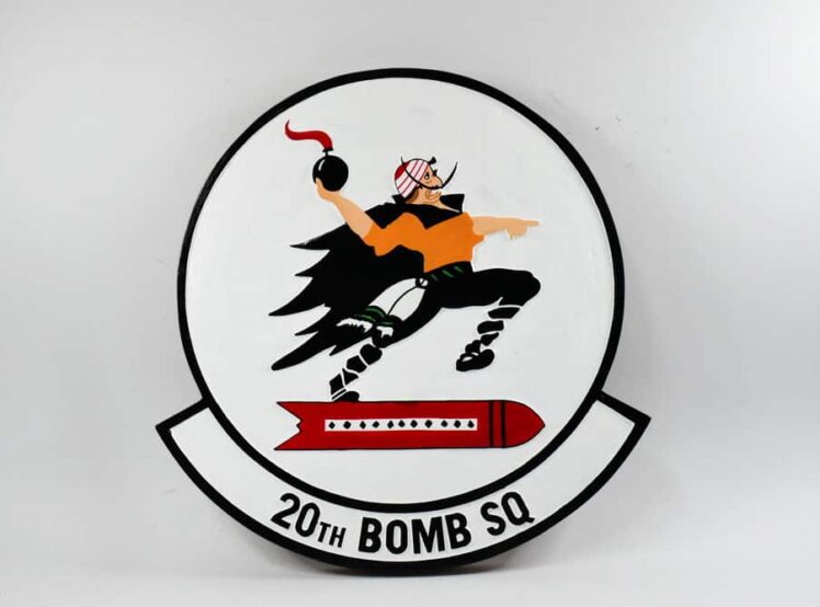 20th Bomb Squadron "Buccaneers" Plaque