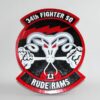 34th Fighter Squadron Rude Rams Plaque