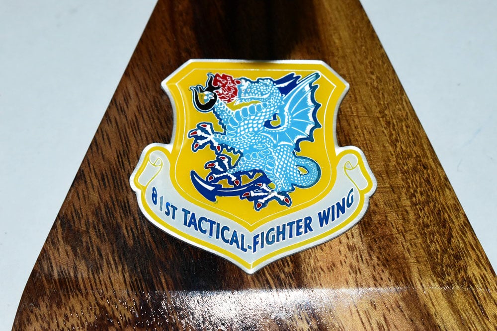 81st Tactical Fighter Wing 92nd TSF 1964 F-101B Voodoo Model